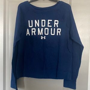 Blue under armour sweatshirt